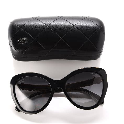 chanel bijou cat eye sunglasses|Cat Eye Sunglasses .